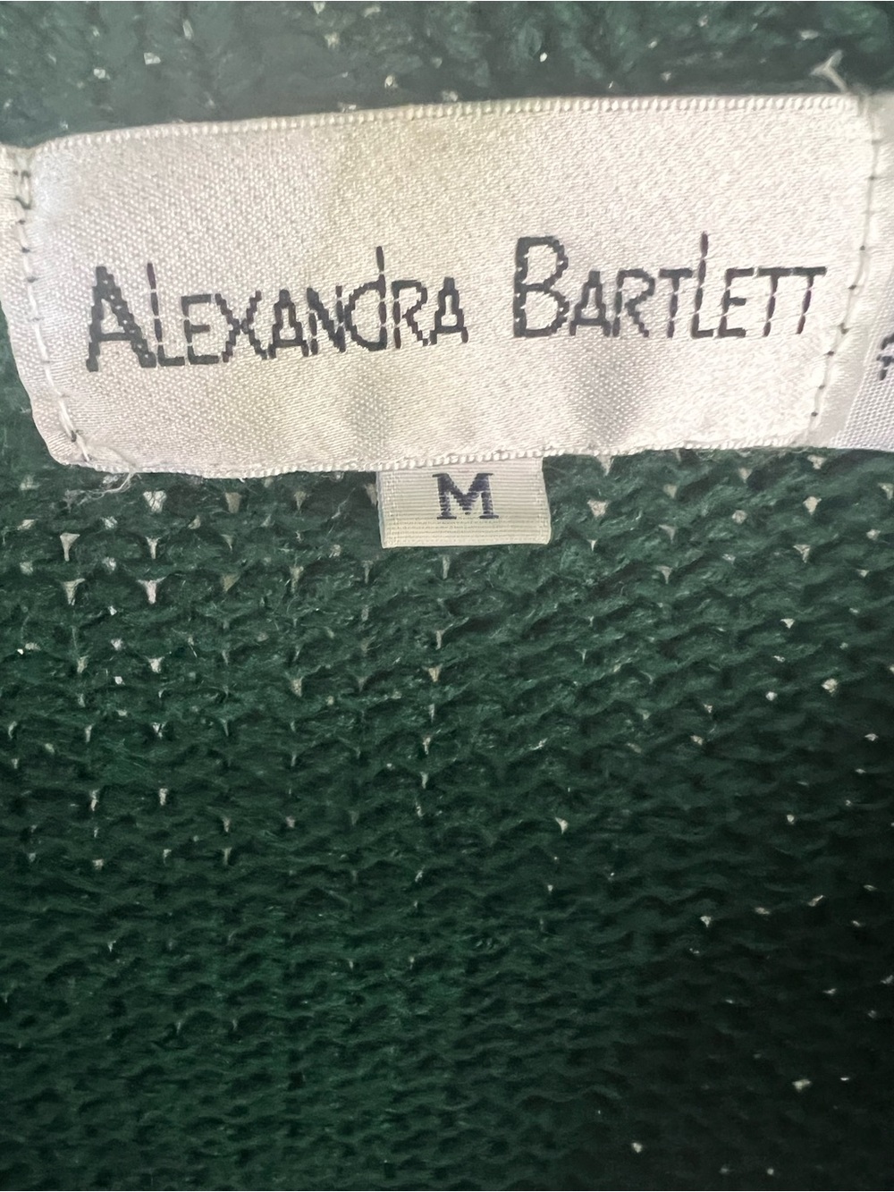 Alexandra Bartlett Vtg 80’s Maximalist Hand Knit/embroidered cat/food cardigan - Picture 13 of 15